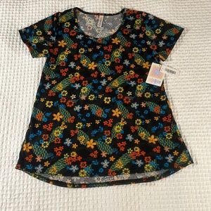 LuLaRoe Women’s Classic T /Size: M/ Color: Multicolored Floral Design (NWT)